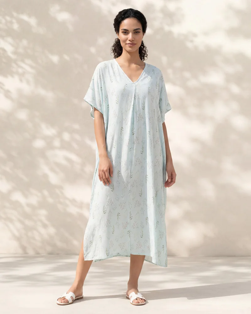 Redtag Women Assorted Allover Print Night Gown