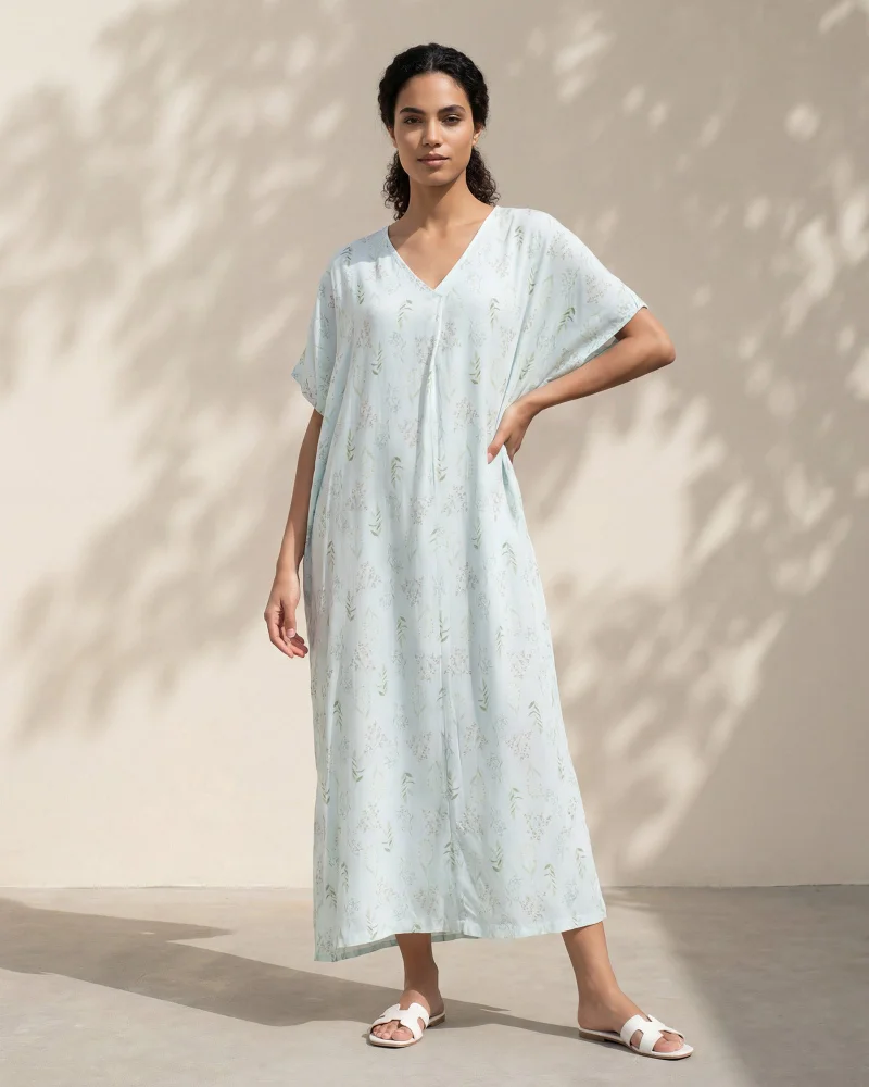 Redtag Women Assorted Allover Print Night Gown