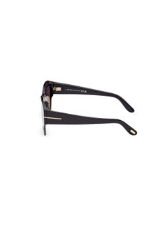 TOM FORD Women's Acetate Sunglasses FT108301A52 Lens Size: 52 Millimeter - Shiny Black  - Image 4