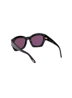 TOM FORD Women's Acetate Sunglasses FT108301A52 Lens Size: 52 Millimeter - Shiny Black  - Image 5