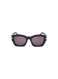 TOM FORD Women's Acetate Sunglasses FT108301A52 Lens Size: 52 Millimeter - Shiny Black  - Image 2