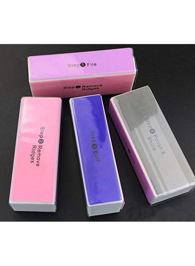 UPSTORE 10 Pcs Practical 4 Face Nail File Thickening Sponge Nail Grinding Block Washable Buffer File And Emery Board Eva Fingernail File Smooth Shinenail Polisher Trimming Polishing Nail Art Caretools - Image 5