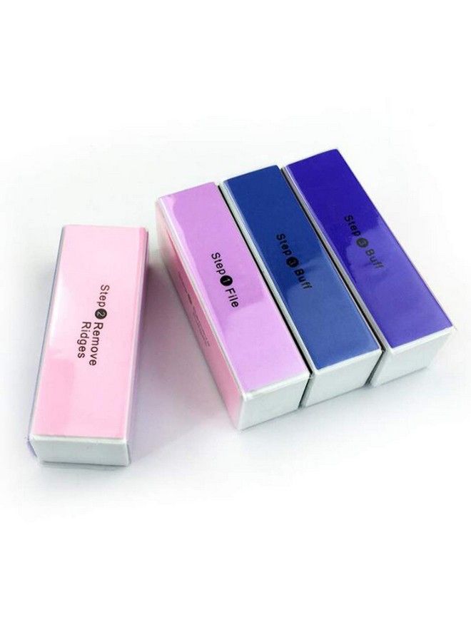 UPSTORE 10 Pcs Practical 4 Face Nail File Thickening Sponge Nail Grinding Block Washable Buffer File And Emery Board Eva Fingernail File Smooth Shinenail Polisher Trimming Polishing Nail Art Caretools - Image 3