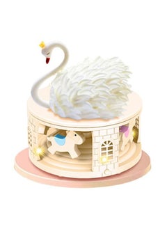 Arabest Rotating Macaron-Colored Cake & Pastry Display Stand with Light and Music - Ideal for Birthdays, Baby Showers, Weddings, and Parties.  - Image 2