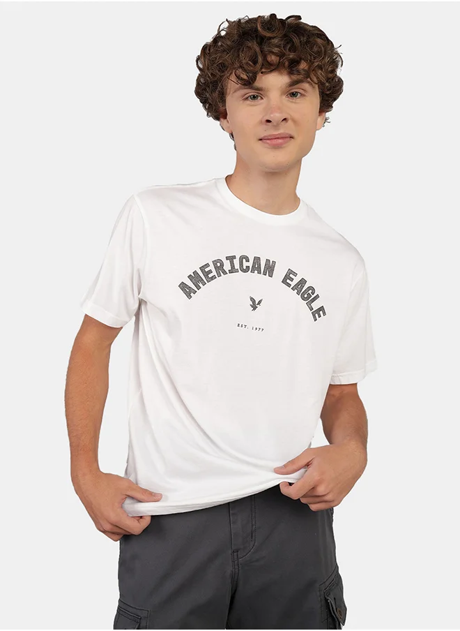 American Eagle AE Logo Graphic T-Shirt