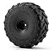 JGGZONE RC Monster Truck Wheel Rim Tires Set 4Pcs 80 33mm Large Sticky Crawler Tires with Wheels for 124 RC Car Axial SCX24 AX24 FCX24 118 Scale TRX4M Upgrades Upgrade Wheels - Image 4