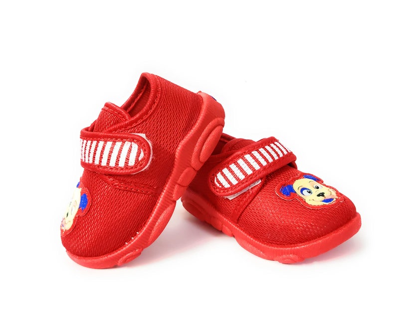Coolz Kids Chu-Chu Sound Musical First Walking Shoes Star-01 for Baby Boys and Baby Girls for 9-24 Months (Red, 12_Months) - Image 5