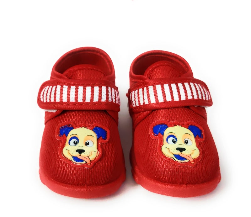 Coolz Kids Chu-Chu Sound Musical First Walking Shoes Star-01 for Baby Boys and Baby Girls for 9-24 Months (Red, 12_Months) - Image 3