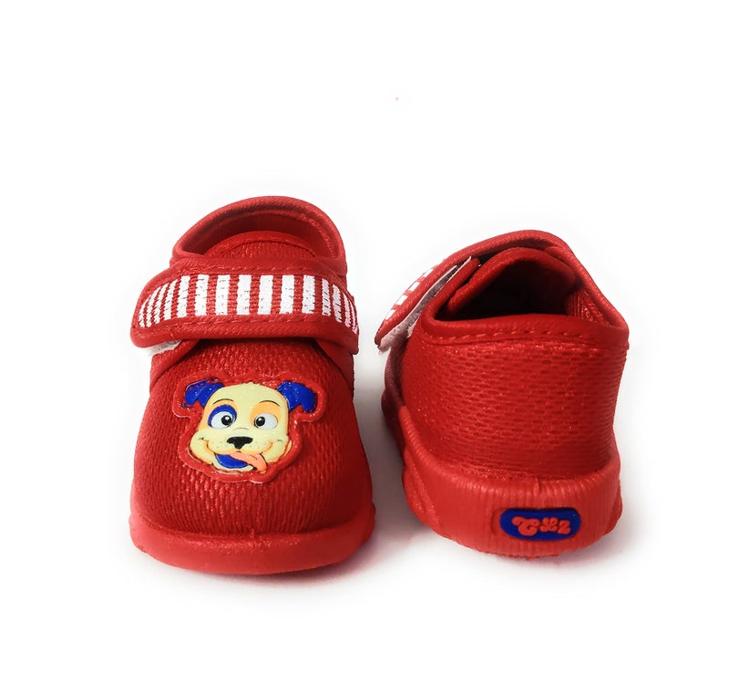 Coolz Kids Chu-Chu Sound Musical First Walking Shoes Star-01 for Baby Boys and Baby Girls for 9-24 Months (Red, 12_Months) - Image 4