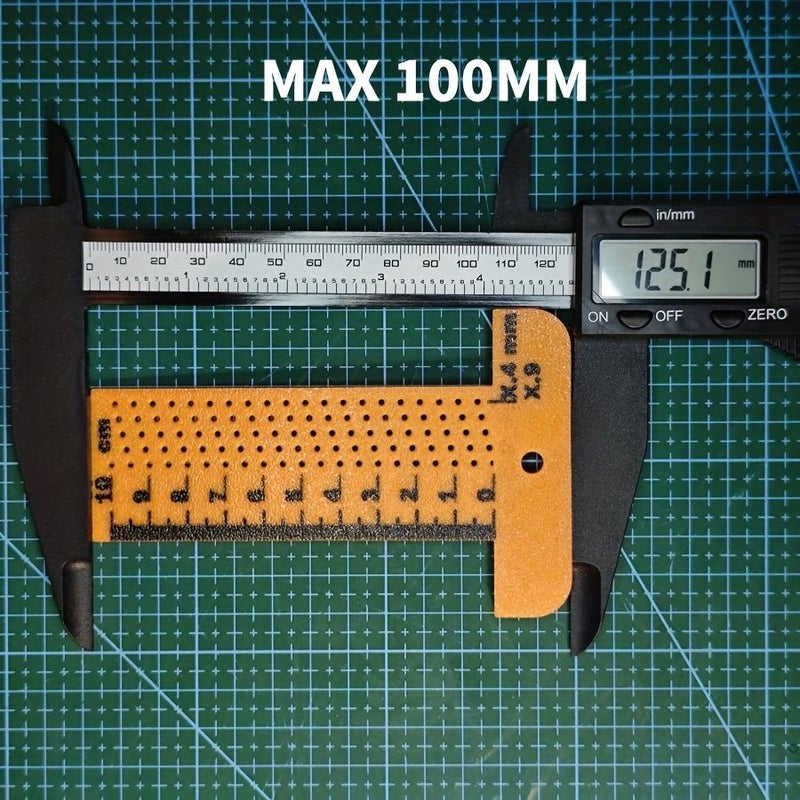 Plastic Woodworking Marking Ruler Multi Specification Hole Layout Measuring Tool - Image 5