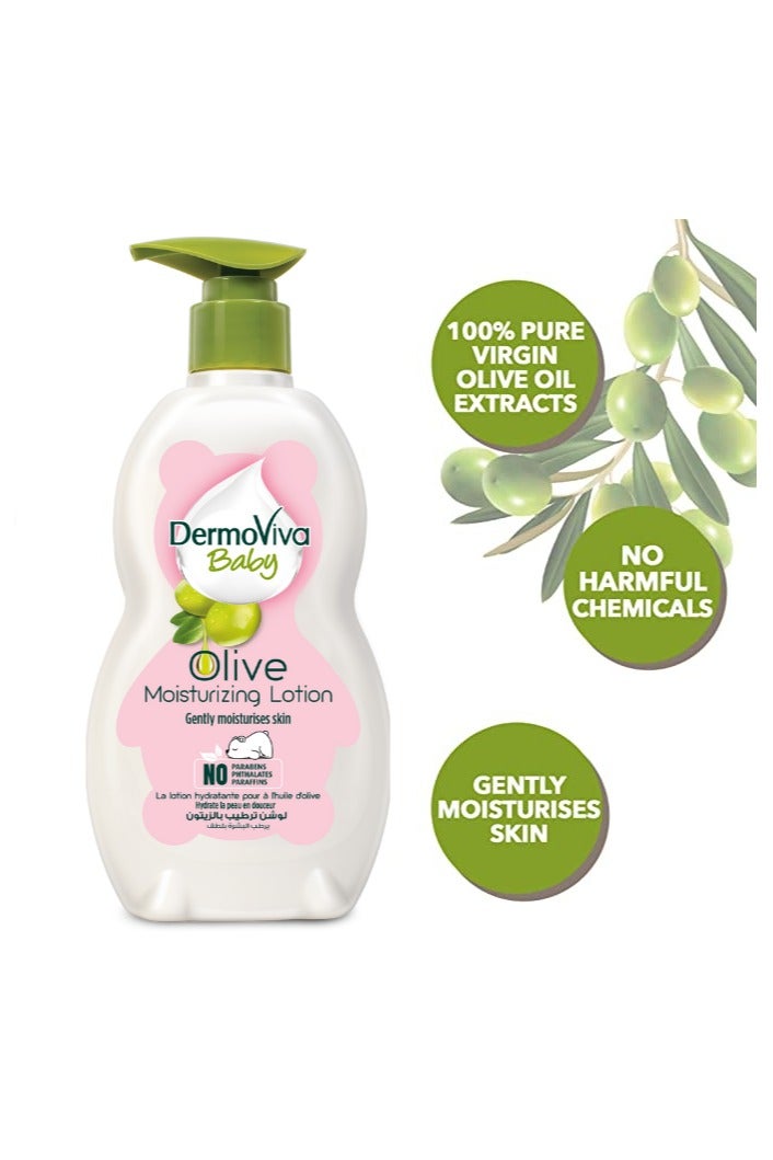 DermoViva Olive Moisturizing Baby Lotion  Value Pack - Image 3