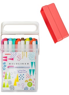 ZEBRA Mildliner Double-ended Highlighter Box of 25  - Image 1