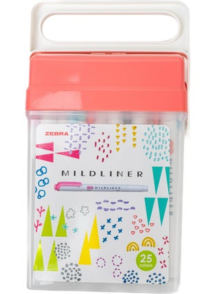 ZEBRA Mildliner Double-ended Highlighter Box of 25  - Image 2