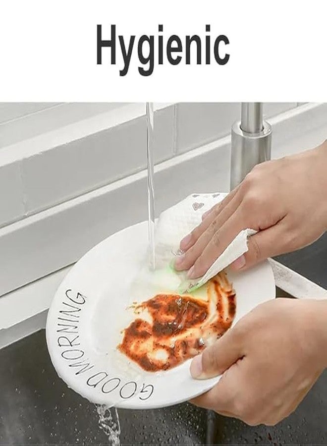 ميسلو مناديل تنظيف المطبخ من ميسلو، 80 قطعة، مناديل مبللة للاستخدام مرة واحدة، مناشف قماشية منزلية لإزالة بقع الشحوم وتنظيف الطاولات الزجاجية. - Image 5