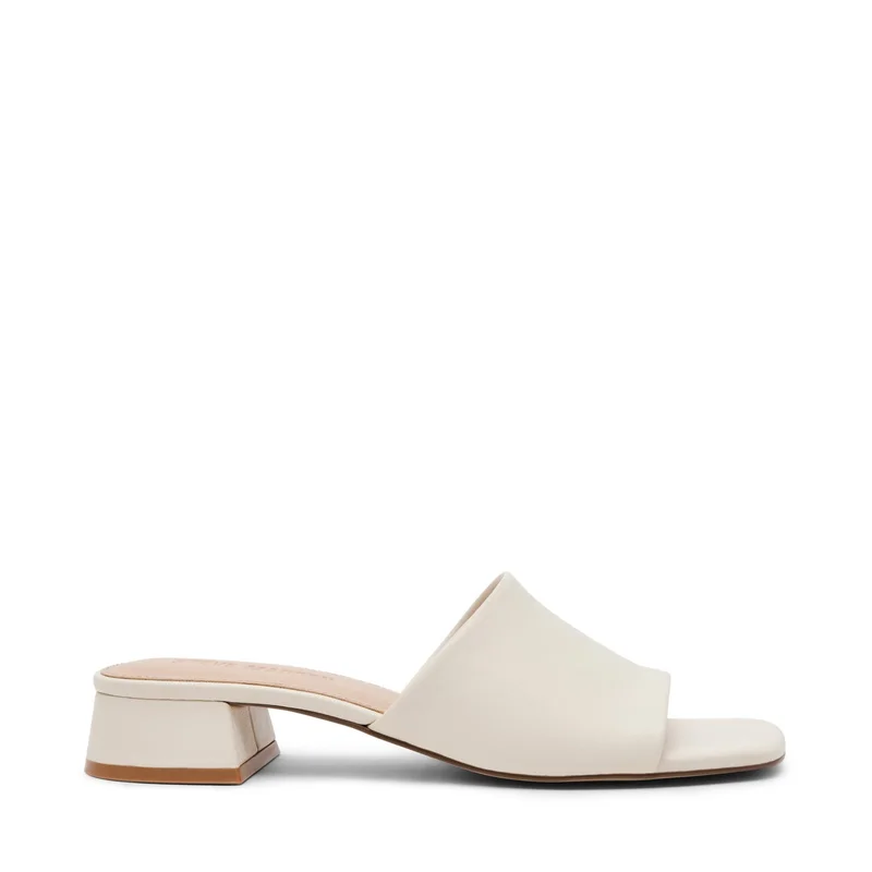 STEVE MADDEN Montgomery Square Toe Low Heel Sandals