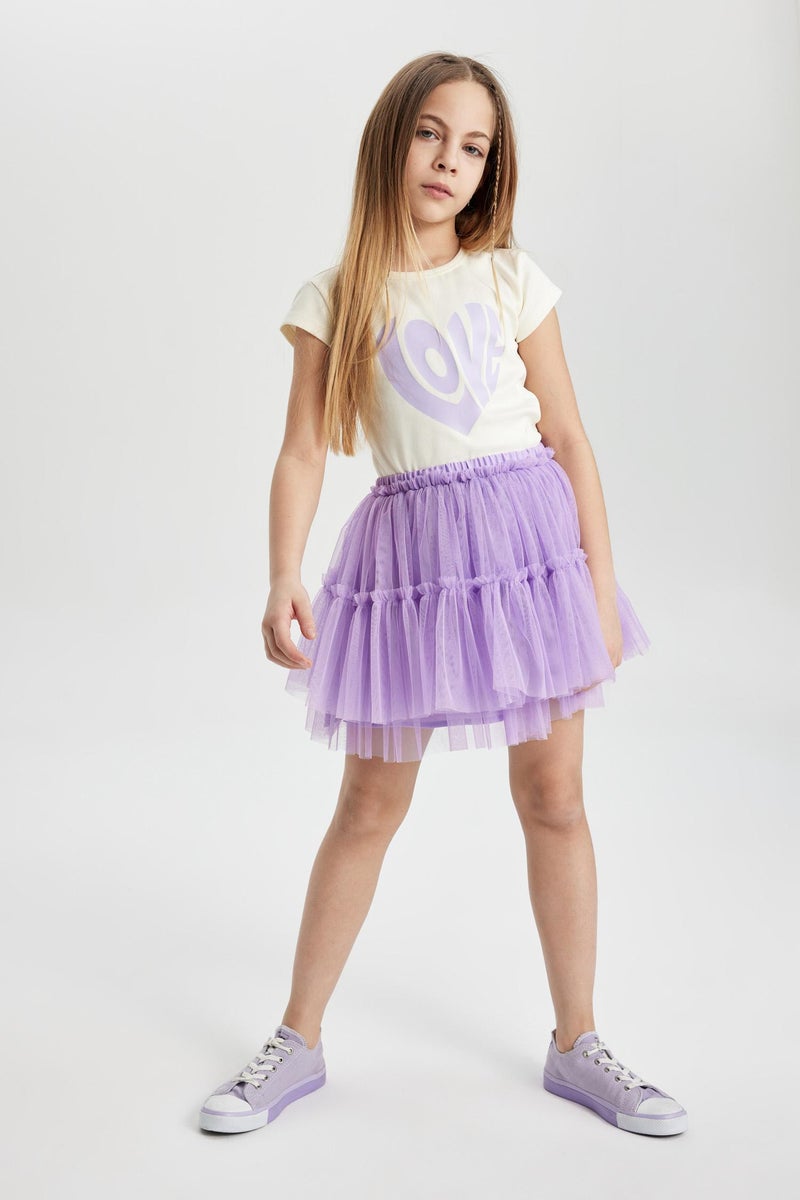 DeFacto Girl Regular Fit Knitted Skirt  - Image 4