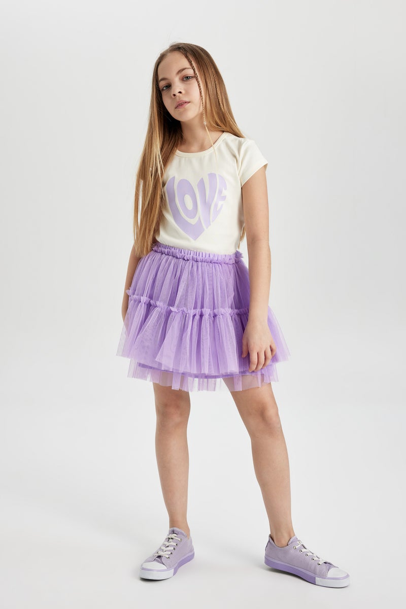 DeFacto Girl Regular Fit Knitted Skirt  - Image 1