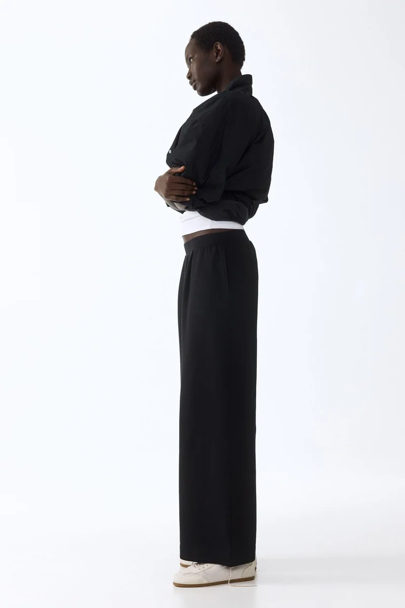 H&M Wide interlock joggers