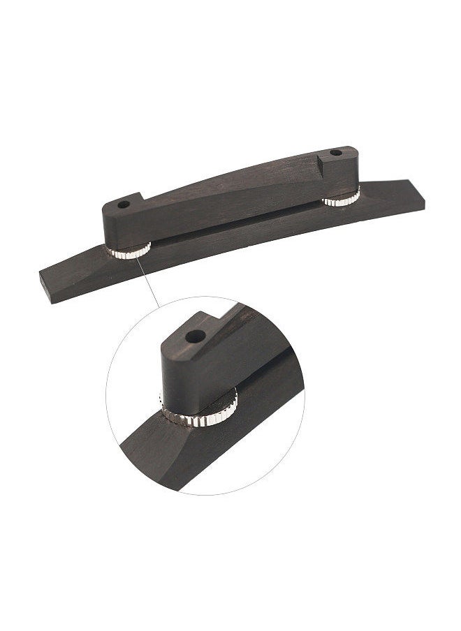 Generic - Jazz Guitar Bridge Floating Archtop Bridge With Adjustable Thumbwheel For Archtop Guitars - Image 1