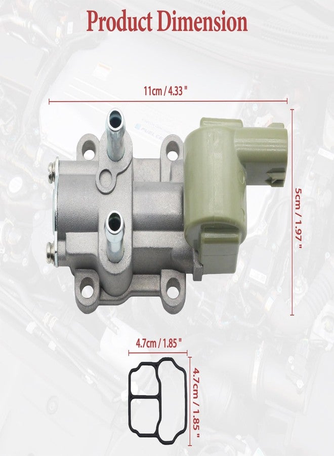 LEVANLIGHT Idle Air Control Valve IACV IAC AC186 with Gasket Compatible for Honda Civic CX DX EX HX LX GX 1996-2000 A cura EL 1.6L SOHC 1997-2000, Replaces# 16022P2EA51 - Image 3