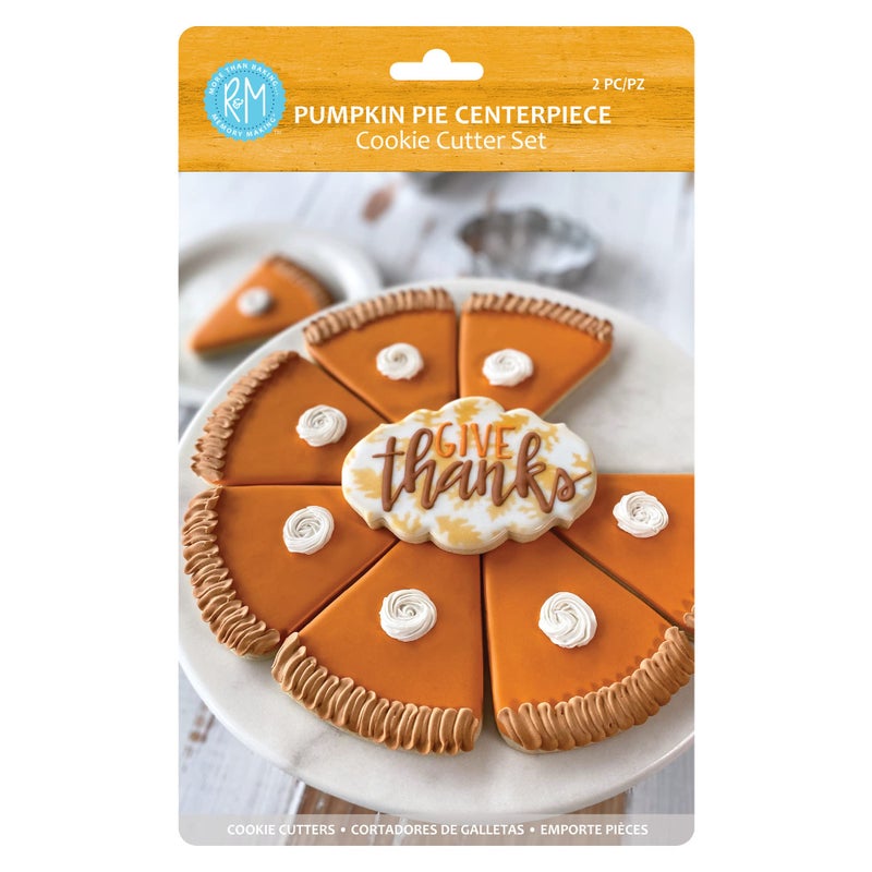 RM Festive Fall Pumpkin Pie Centerpiece Set