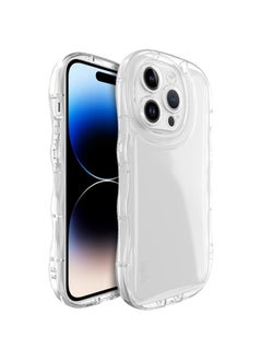 Case Cover For iPhone 14 Pro Max IMAK Wave Bubble Soft Shockproof Phone Case Transparent