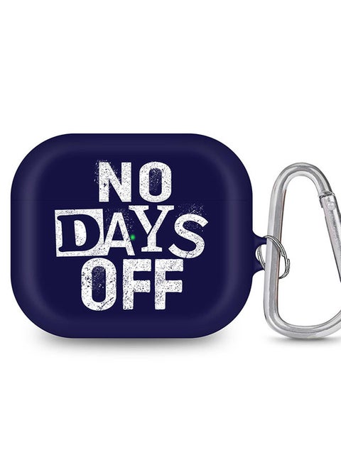 StylePods Case for Airpods 3rd Gen Case With Anti-Lost Keychain - No days off