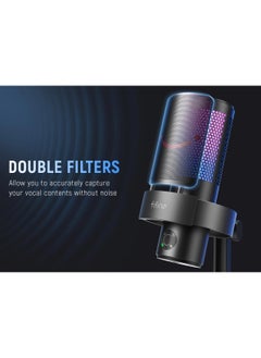 A9 AMPLIGAME RGB Omnidirectional Condenser Microphone with Built-In Volume Controls and Pick Up Pattern Switch for Voice Recording, Streaming, and Broadcast - pzsku/Z2D57FD2E1440FDB44E94Z/45/_/1702290012/ad2871e1-340f-4d8a-9d84-0b7deaf5c932