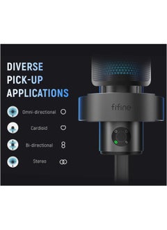 A9 AMPLIGAME RGB Omnidirectional Condenser Microphone with Built-In Volume Controls and Pick Up Pattern Switch for Voice Recording, Streaming, and Broadcast - pzsku/Z2D57FD2E1440FDB44E94Z/45/_/1702290013/81c38ec9-7e77-4427-8043-99e2f49c8ea1