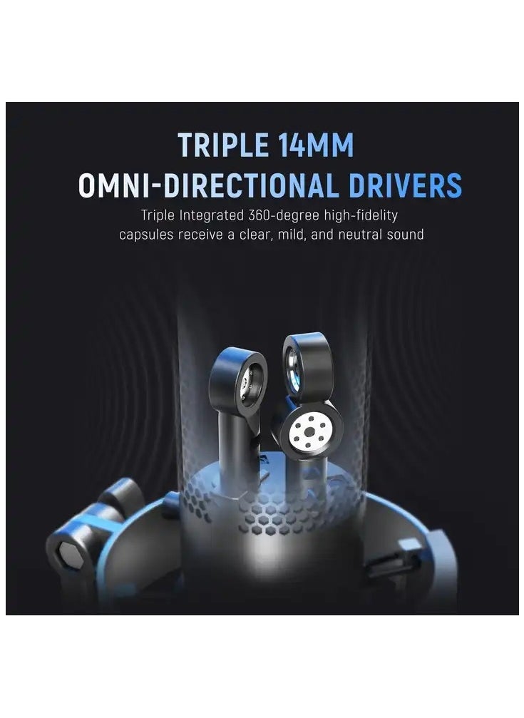 A9 AMPLIGAME RGB Omnidirectional Condenser Microphone with Built-In Volume Controls and Pick Up Pattern Switch for Voice Recording, Streaming, and Broadcast