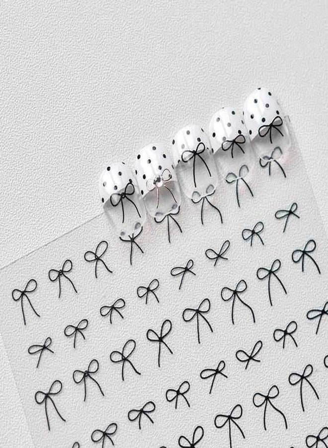 BOTIST 5D Self-Adhesive Nail Art Stickers - Magic for Women and Girls DIY Design Artificial ail Art Stickers Nail Art Designs for Girls (Ribbon) - Image 1