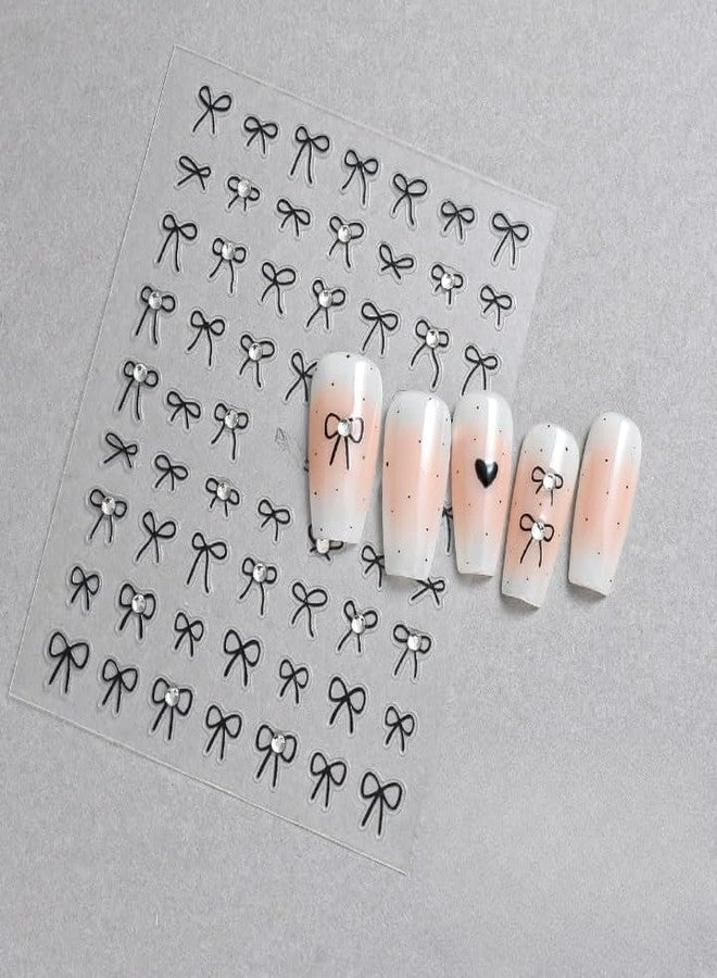 BOTIST 5D Self-Adhesive Nail Art Stickers - Magic for Women and Girls DIY Design Artificial ail Art Stickers Nail Art Designs for Girls (Ribbon) - Image 2