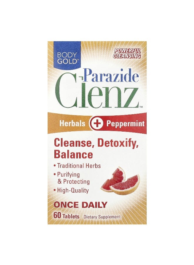 Body Gold بودي جولد، بارازيد كلينز، 60 قرص - Image 1