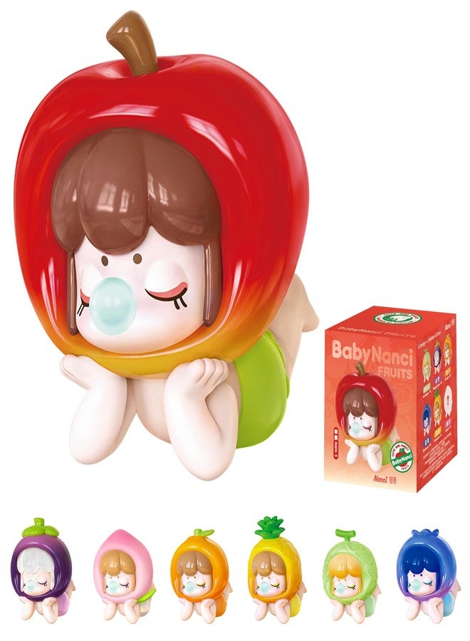 ROBOTIME Baby Nanci Fruits Nanci Blind Box Cute Kawaii Action Figure Blind Bags Collectible Toy Single Doll Creative Gifts for Women（1PC） - Image 1