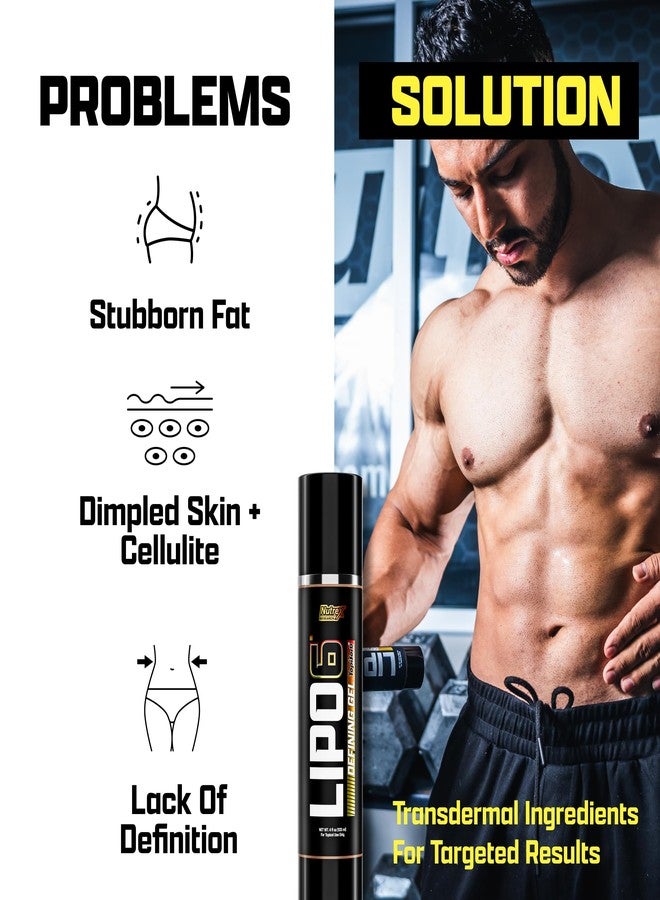 Nutrex Research جيل ليبو-6 المحدد | كريم ساخن لتعزيز التعرق لتوحيد لون البشرة، وشدها، وتماسكها | يعزز الدورة الدموية والتعرق - Image 2