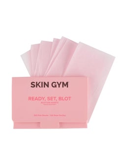 SKIN GYM Skin Gym Blotting Papers, Oil Absorbing Facial Sheets, Makeup Friendly Paper Wipes For Oily Skin Shine, Oil Control For All Skin Types, 100 Count Pack of 1  - Image 1