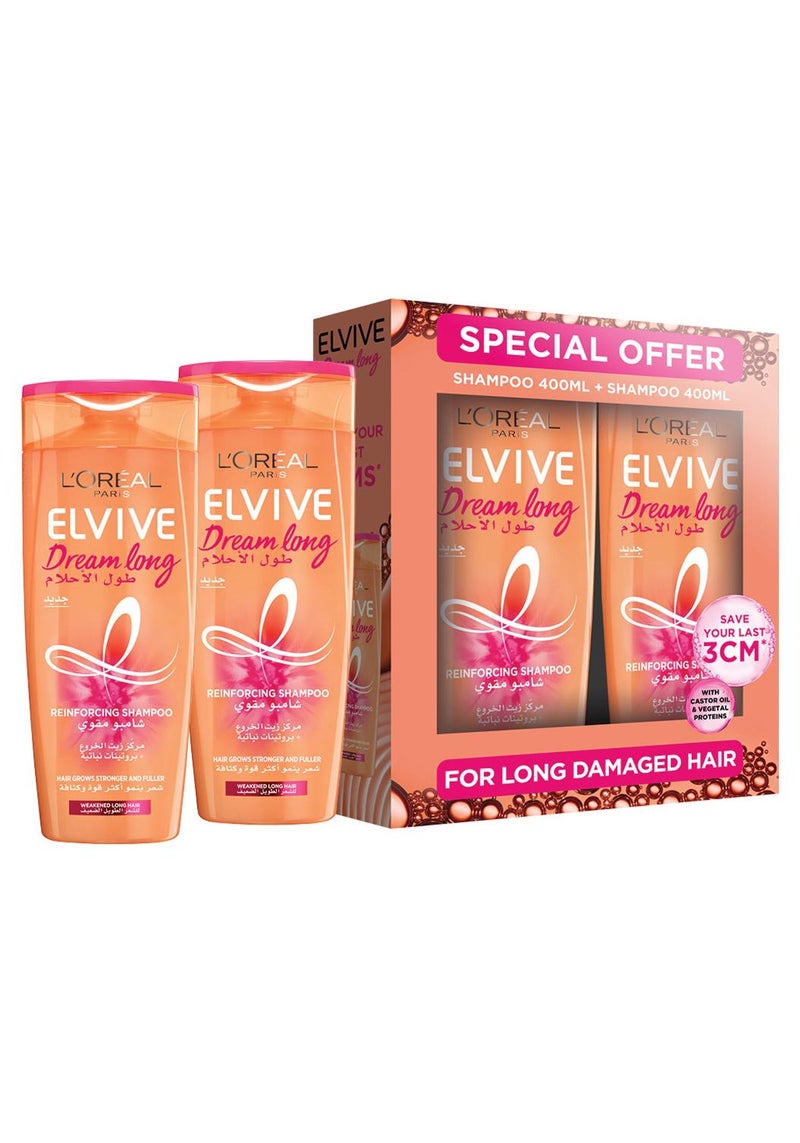 L'OREAL PARIS عبوة شامبو إلفيف دريم لونج المزدوجة - Image 1