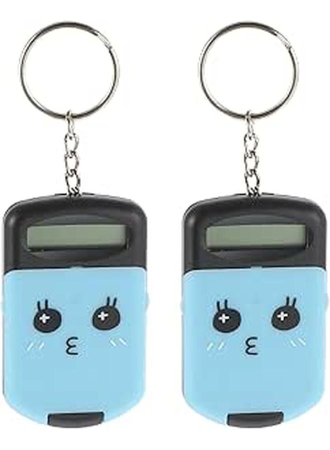 Mini Pocket Size Calculator Black Portable Arithmetic Tool For School Office Exam - Image 1