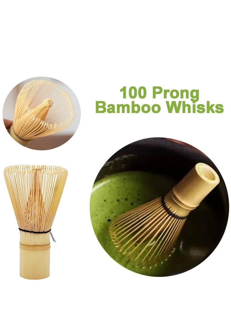3 Piece Matcha Whisk Set Traditional Handmade Matcha Tools Whisk Set Ceremony Accessories Set Matcha Whisk Bamboo Spoon Set