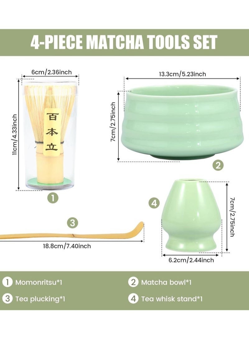 ASIV Traditional Japanese Matcha Whisk 4-Piece Set | Handmade Bamboo Tools | Perfect Matcha Experience | Ideal for Beginners and Matcha Enthusiasts - Image 2