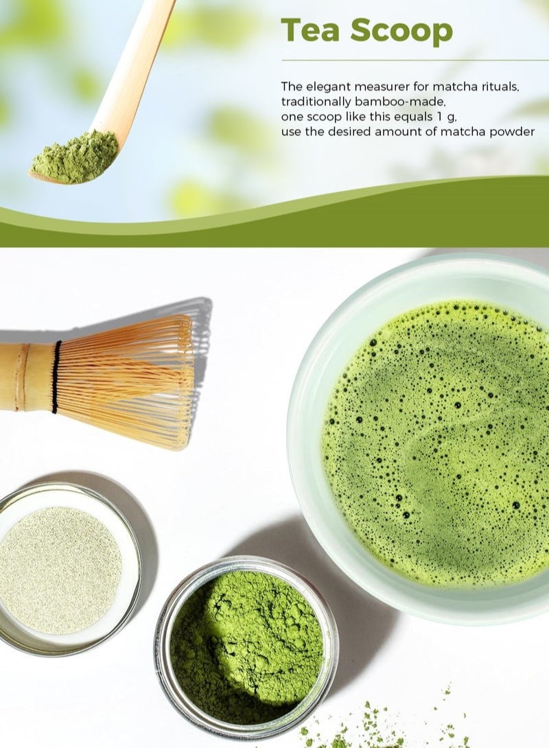 ASIV Traditional Japanese Matcha Whisk 4-Piece Set | Handmade Bamboo Tools | Perfect Matcha Experience | Ideal for Beginners and Matcha Enthusiasts - Image 5