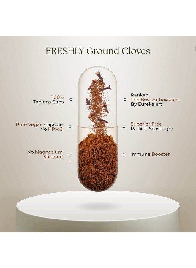 Dr Clark Store Cloves Vegetarian 500Mg 102 Tapioca Capsules Helps Maintain Liver Performance And Blood Circulation - Image 3