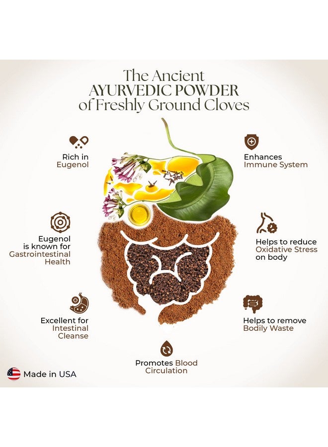 Dr Clark Store Cloves Vegetarian 500Mg 102 Tapioca Capsules Helps Maintain Liver Performance And Blood Circulation - Image 4