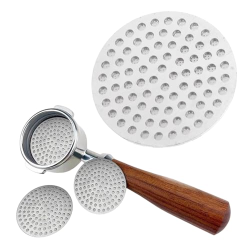 Flavizo 51mm Espresso Puck Screen,Double Layer Coffee Filter Mesh, Stainless Steel Portafilter Mesh, Brewing Accessory for Consistent Extraction and Easy Cleaning - Image 1