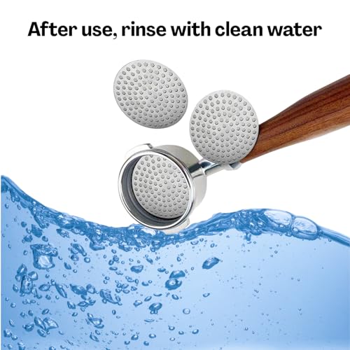 Flavizo 51mm Espresso Puck Screen,Double Layer Coffee Filter Mesh, Stainless Steel Portafilter Mesh, Brewing Accessory for Consistent Extraction and Easy Cleaning - Image 4