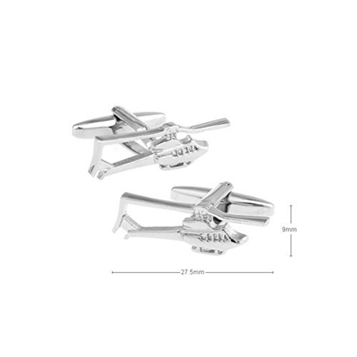 Vcufflinks Helicopter Cufflinks Huey Single Blade Army Wedding Fancy Gift - Image 2