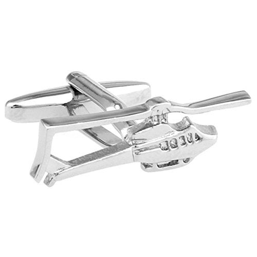 Vcufflinks Helicopter Cufflinks Huey Single Blade Army Wedding Fancy Gift - Image 1
