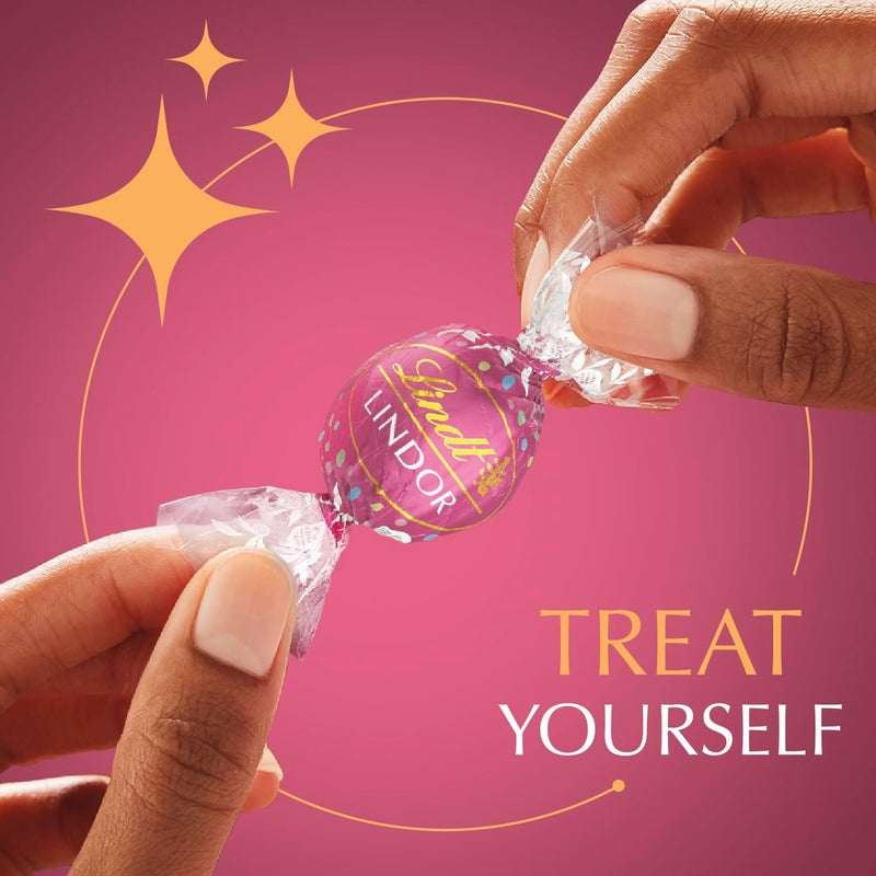 Lindt LINDOR Birthday Cake White Chocolate Truffles - 5.1 oz Bag - Image 5