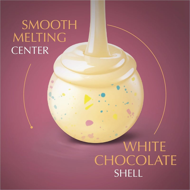 Lindt LINDOR Birthday Cake White Chocolate Truffles - 5.1 oz Bag - Image 3