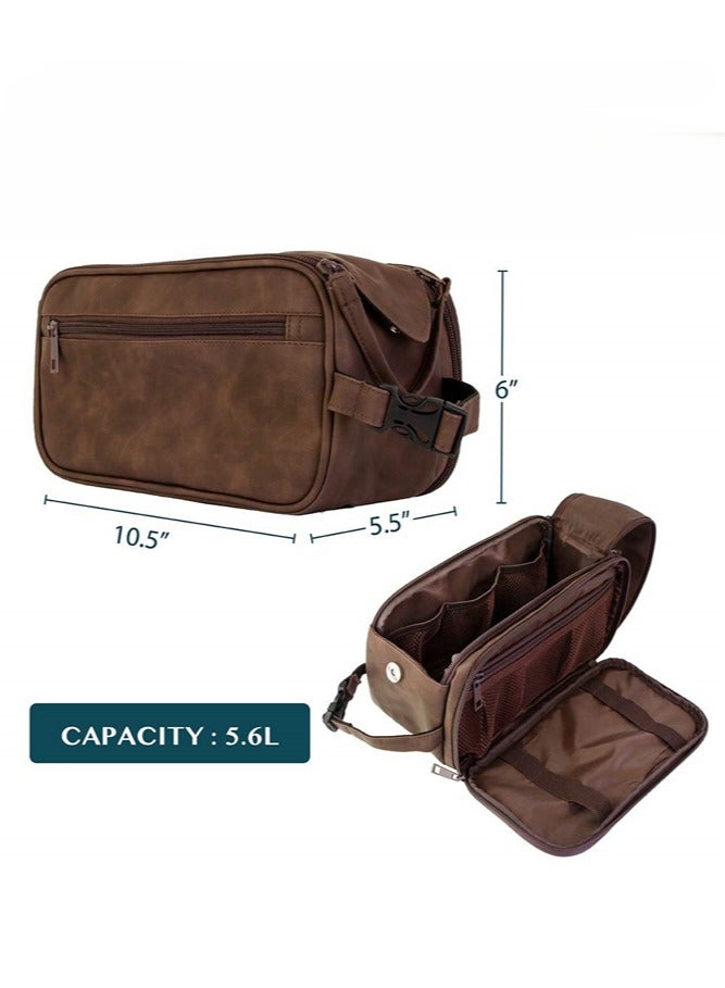 عام حقيبة مراحيض سفر كبيرة السعة ومقاومة للماء، خفيفة الوزن وتوفّر المساحة، مثالية لاحتياجات السفر اليومية. - Image 3